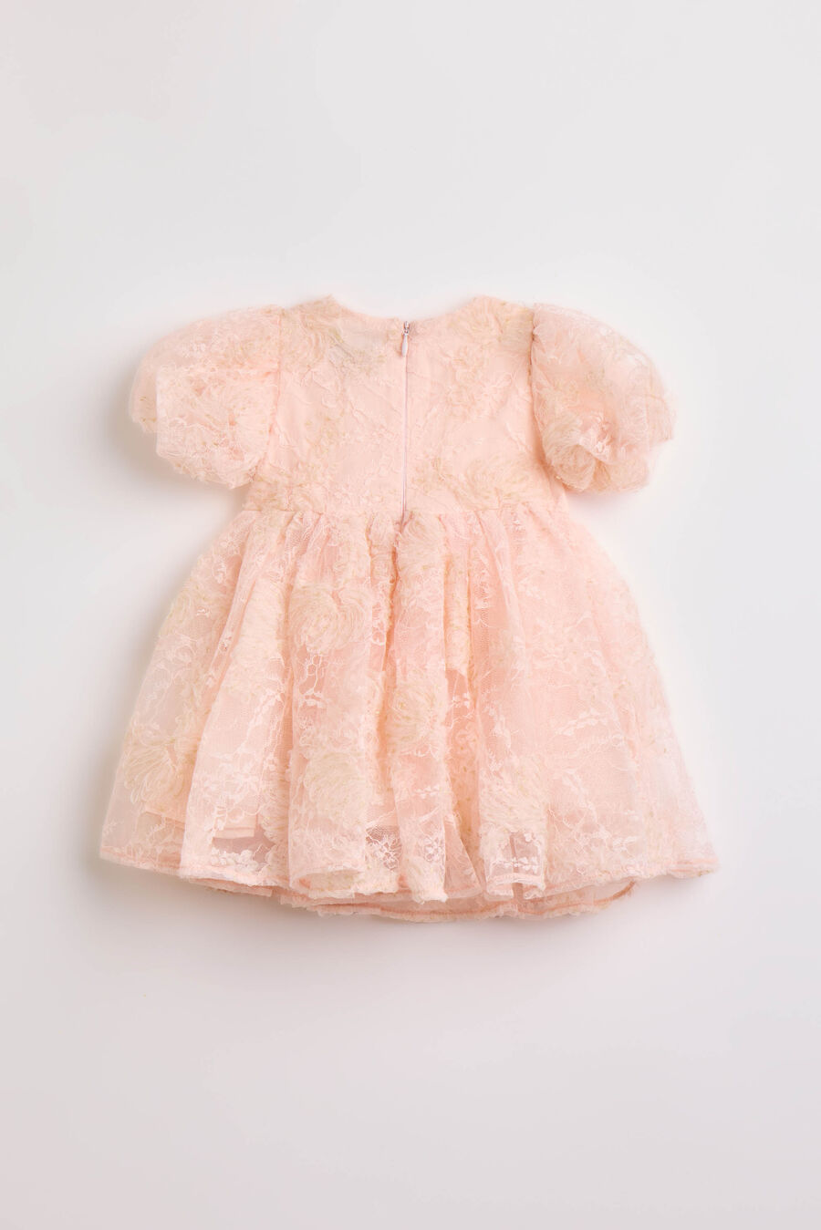 LINDA ROSETTE MINI DRESS in colour Soft Pink