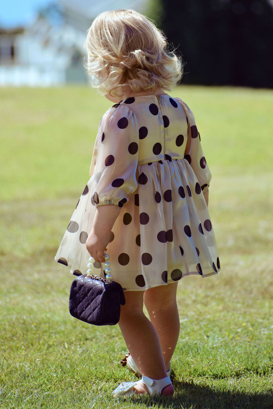 Baby Wednesday Organza Spot Dress