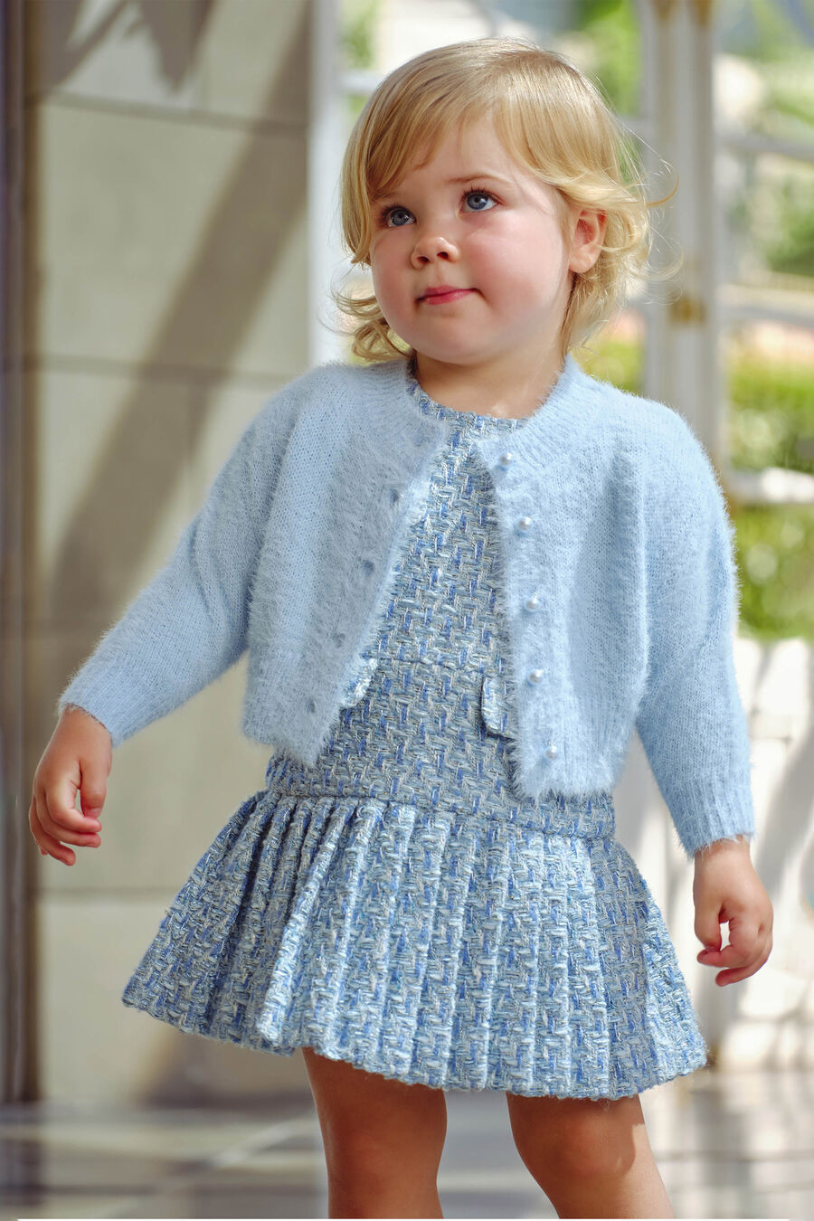 Baby Girl Bell Sleeve Cardi