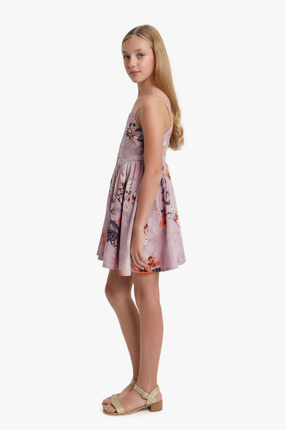 DEVI CORSET MINI DRESS in colour RABBIT