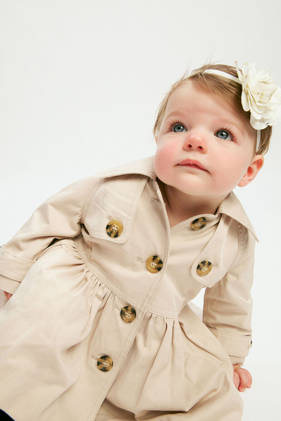 Baby Girl Mia Classic Trench