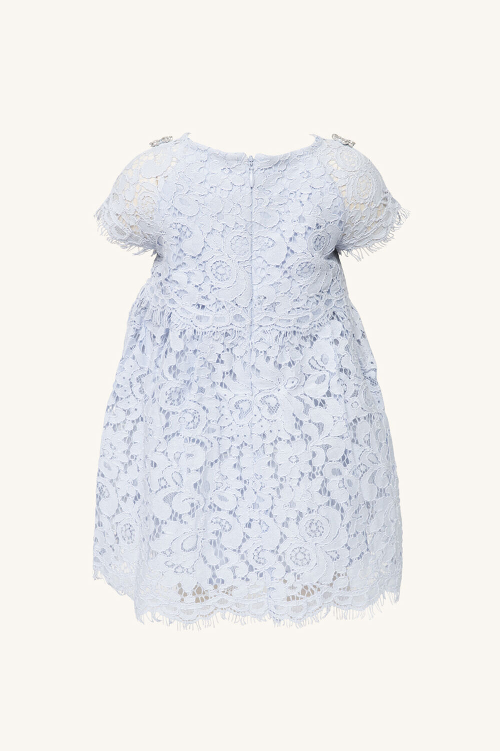 Baby girl MAISIE LACE DRESS in colour ARCTIC ICE