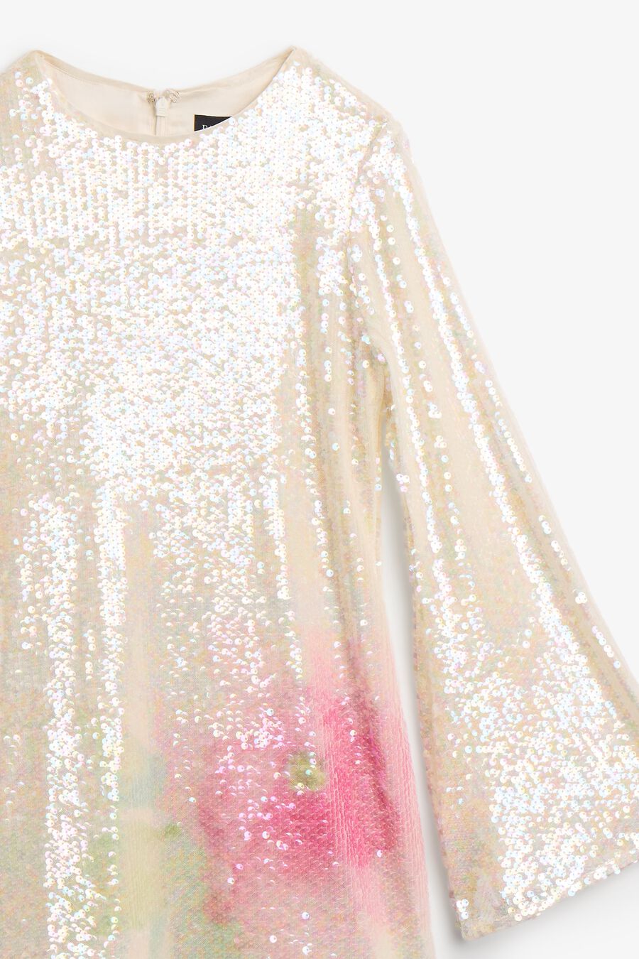 Girls Floral Sequin Dress