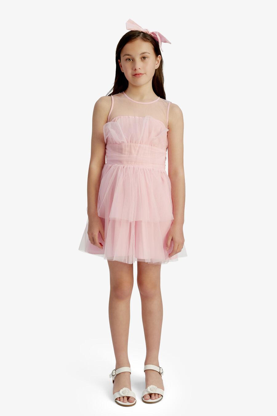 Girls Fallon Tulle Mini Dress