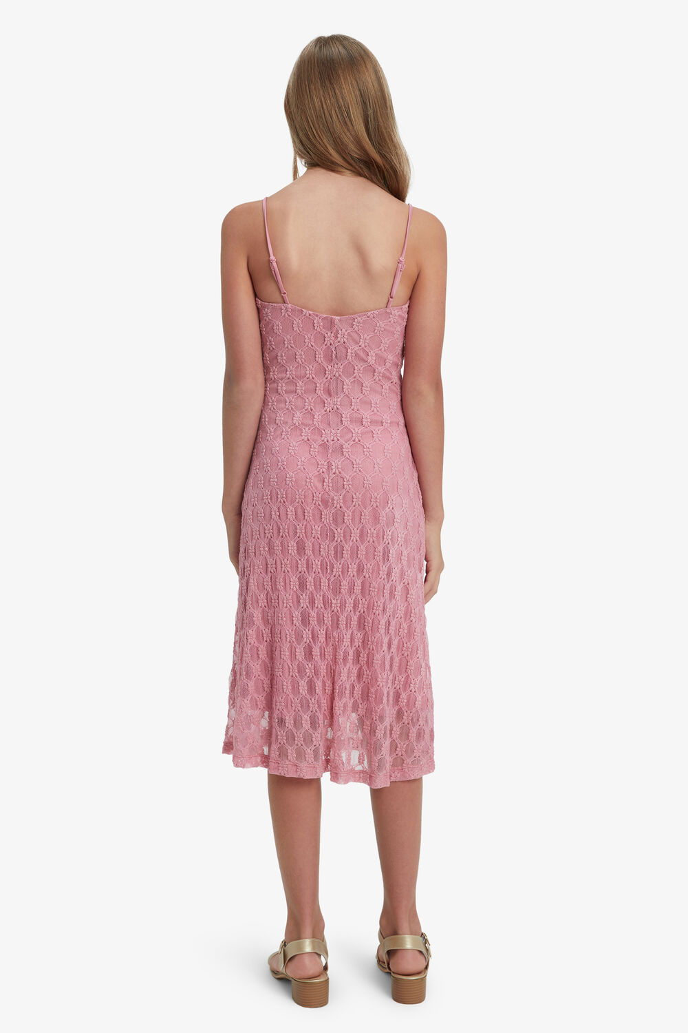 ADONI MIDI DRESS in colour BEETROOT PURPLE