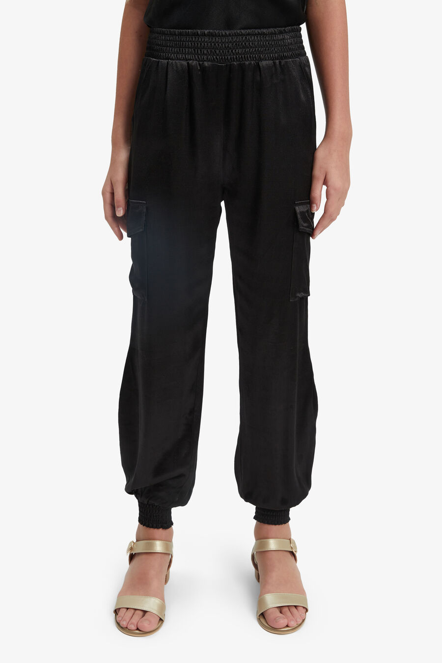 CORA CARGO PANT in colour BLACK