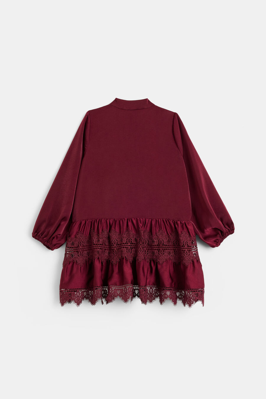 Girls Anie Satin Shirt Dress