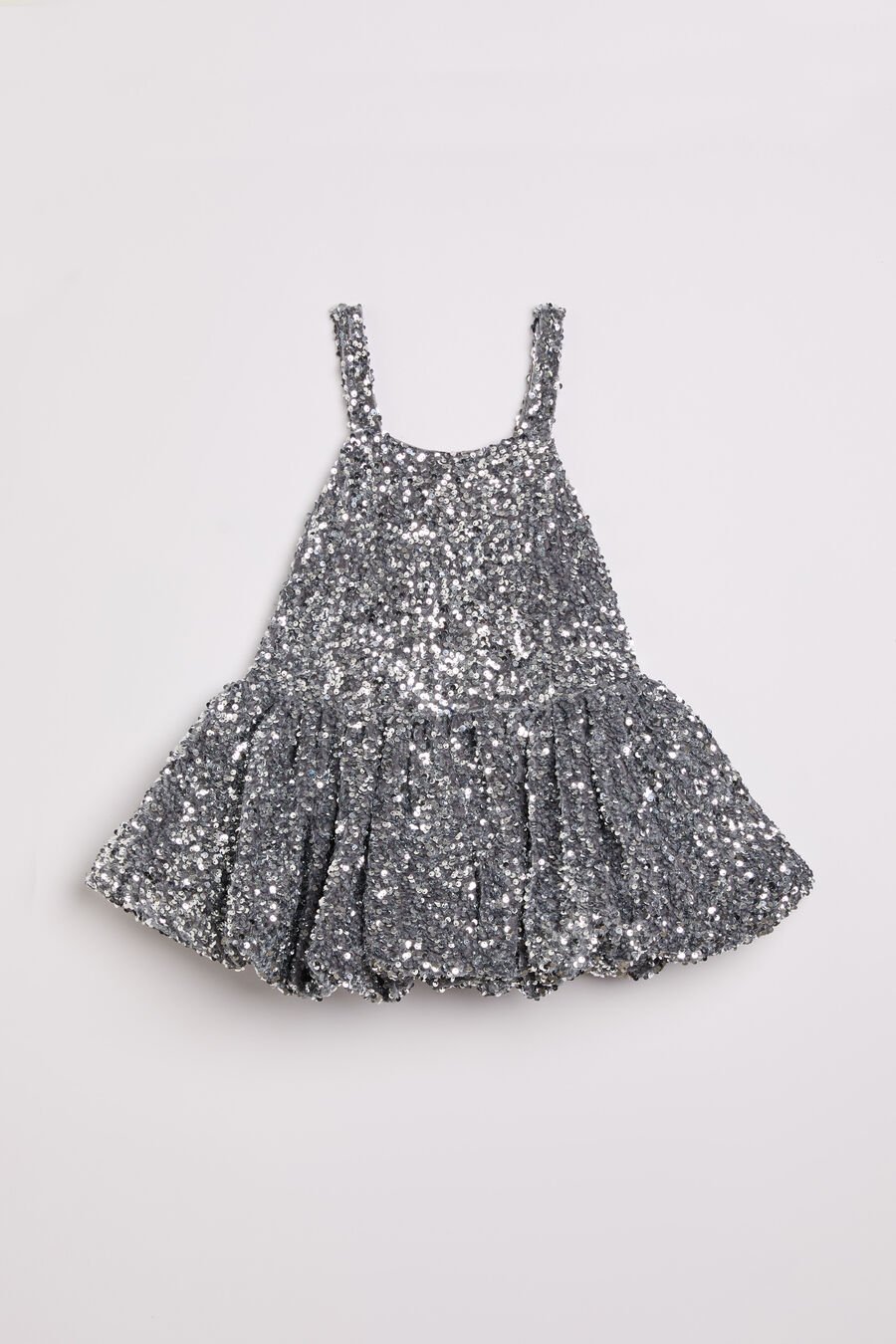 Girls Alanna Sequin Bubble Dress