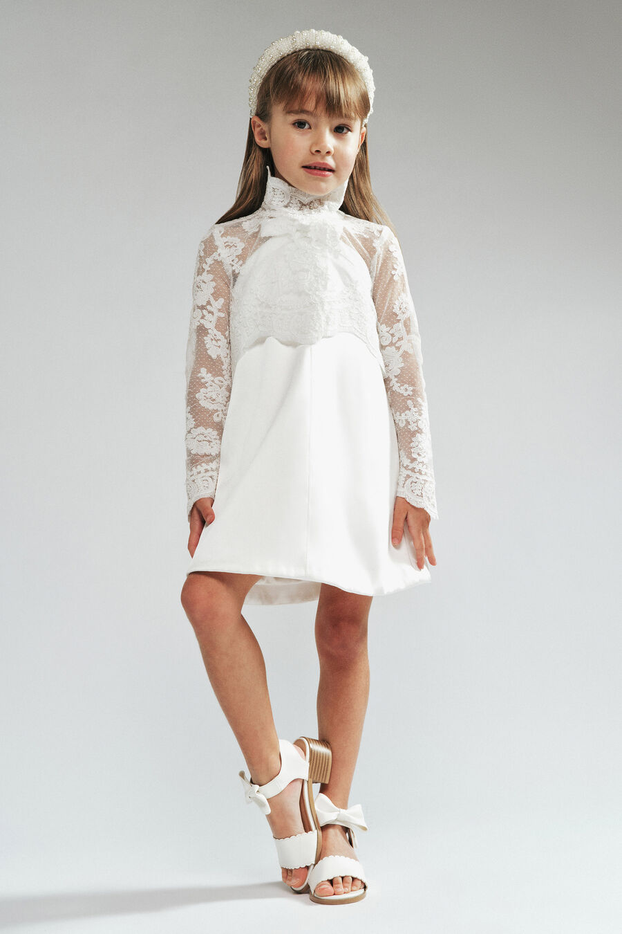 Girls Fleurine Lace Top