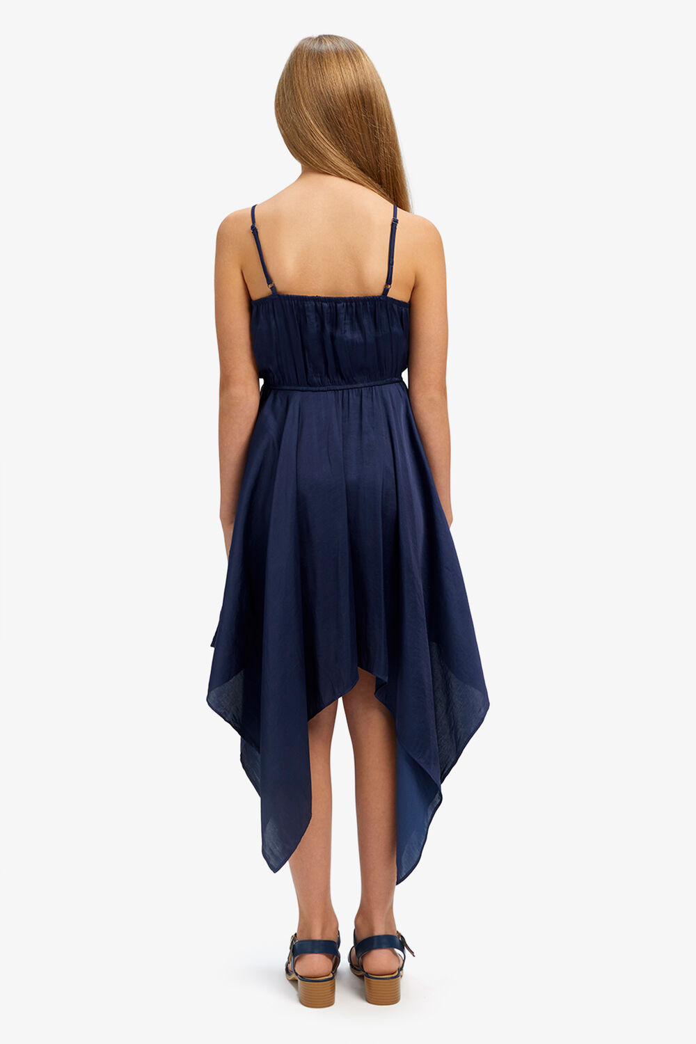 ADDY HANKY DRESS in colour MARITIME BLUE