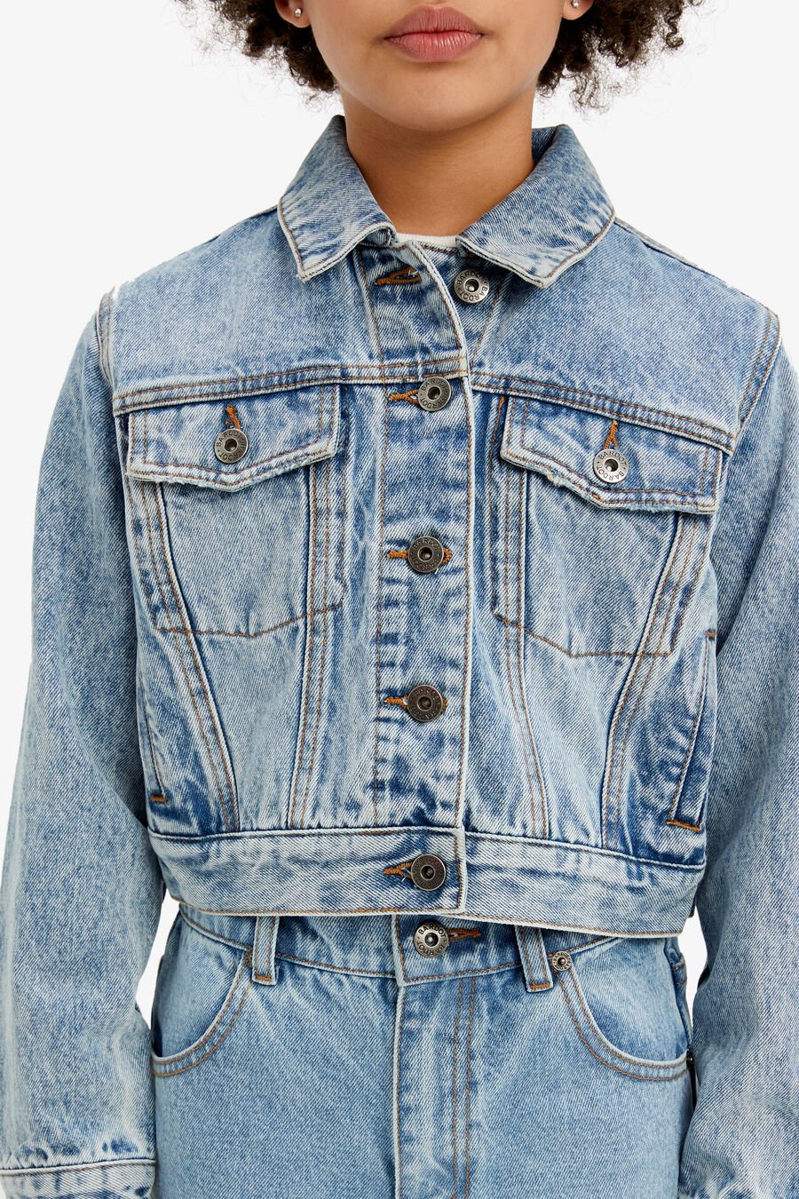 Girls Relaxed Denim Jacket