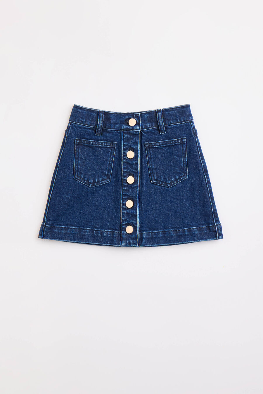 Girls Lorenzo Denim Mini Skirt