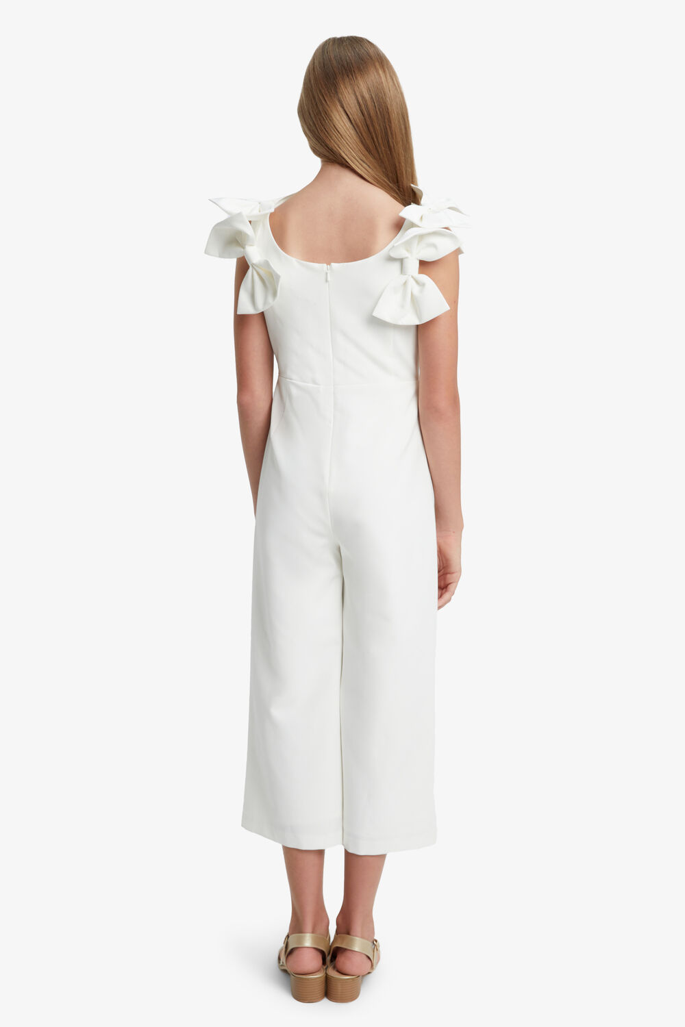 VIETTE BOW JUMPSUIT in colour BRIGHT WHITE