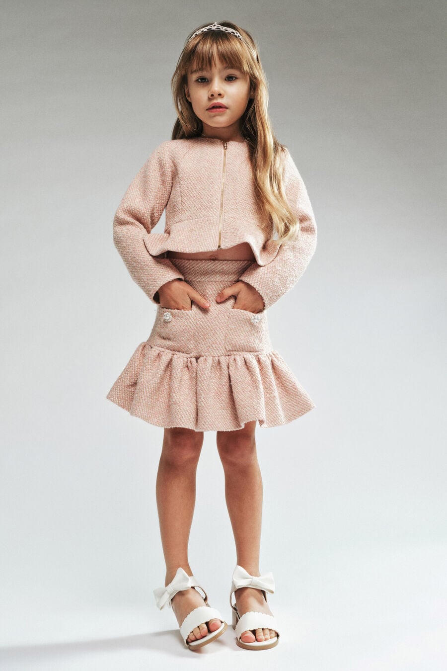 Girls Marisol Boucle Set