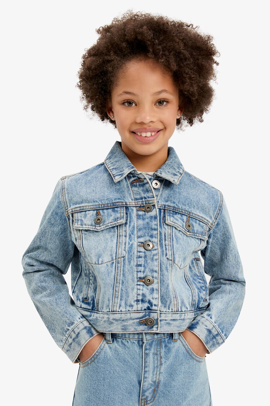 Girls Relaxed Denim Jacket