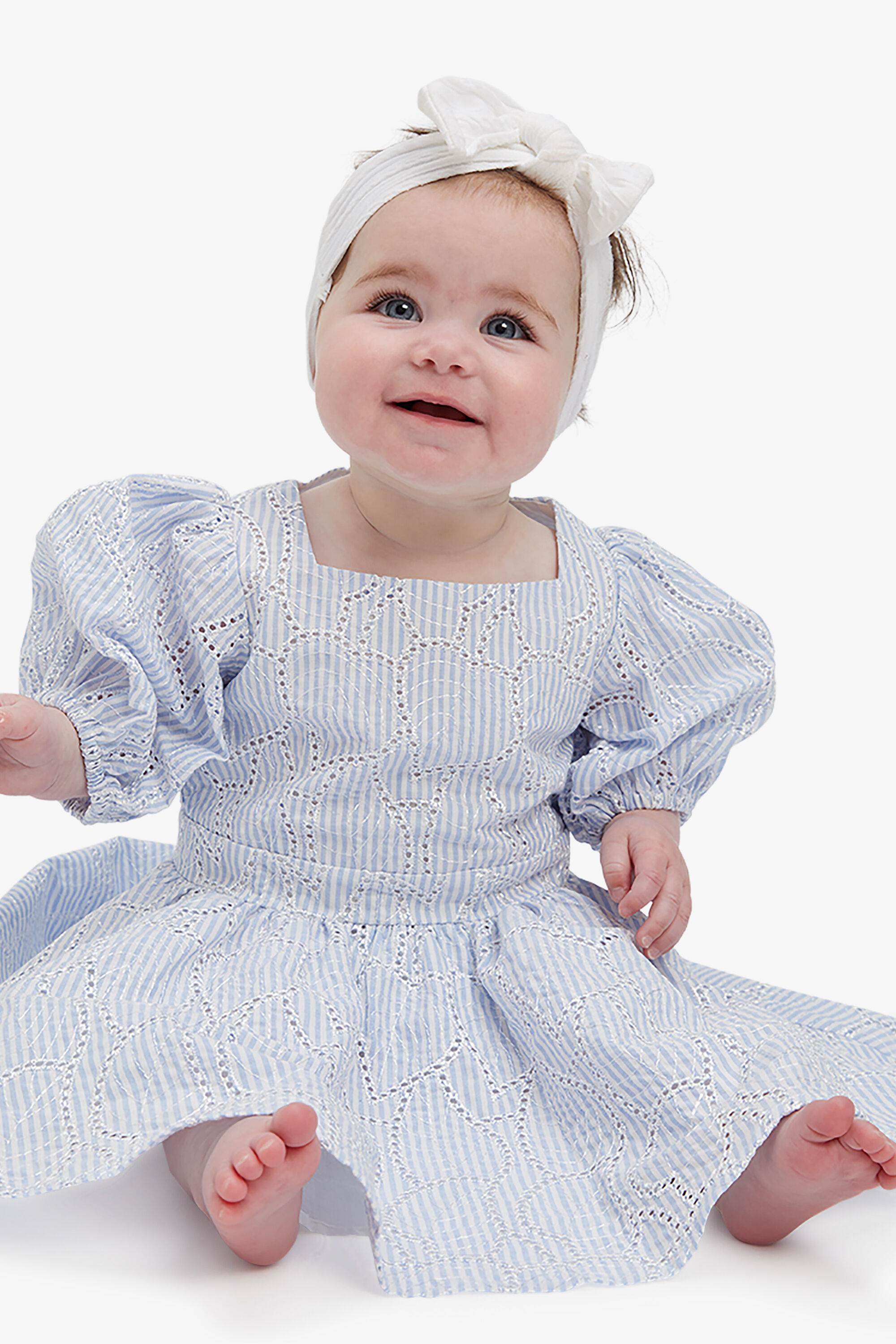 Baby girl blue dress hotsell