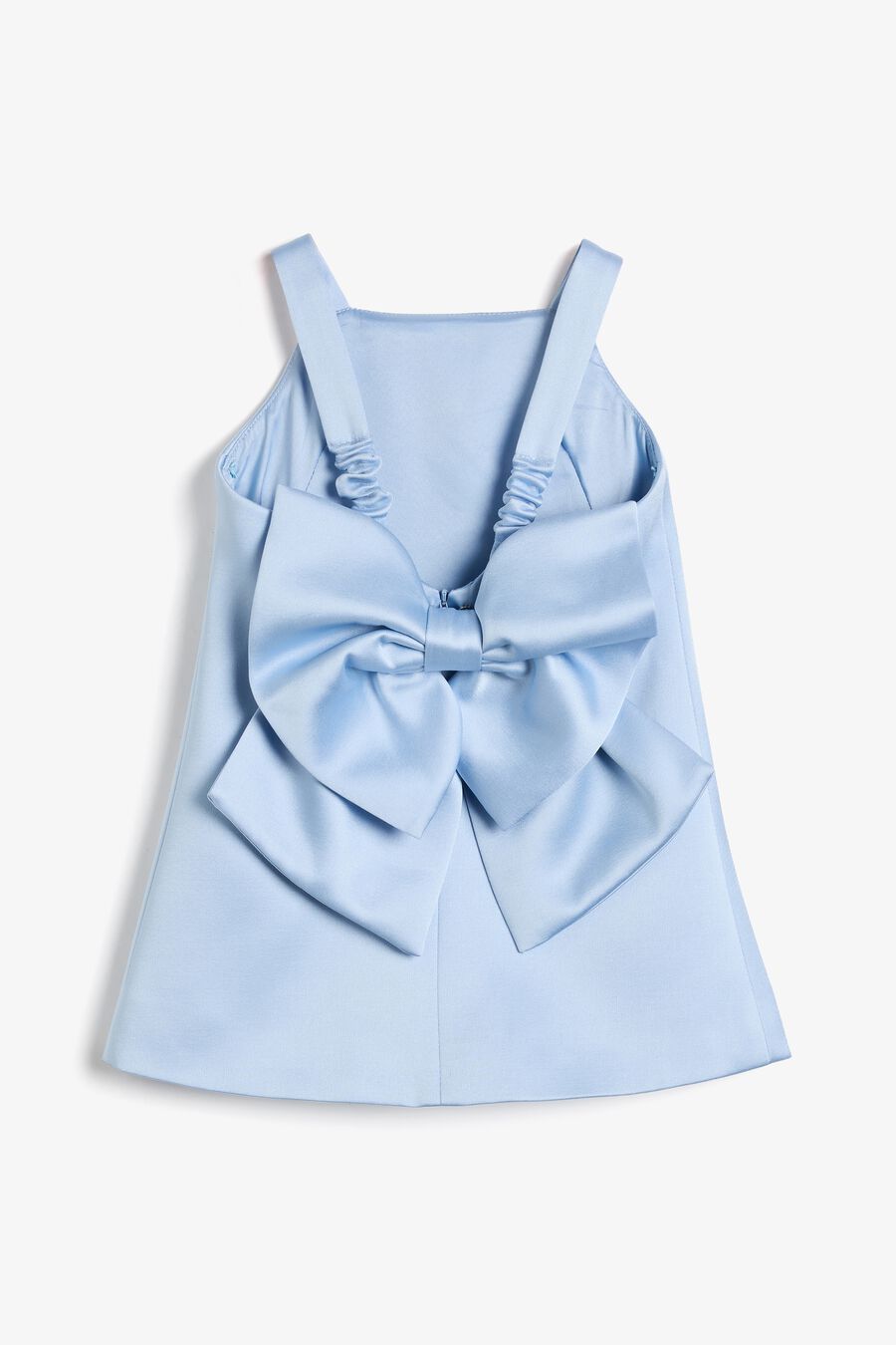 Girls Luna Satin Bow Dress