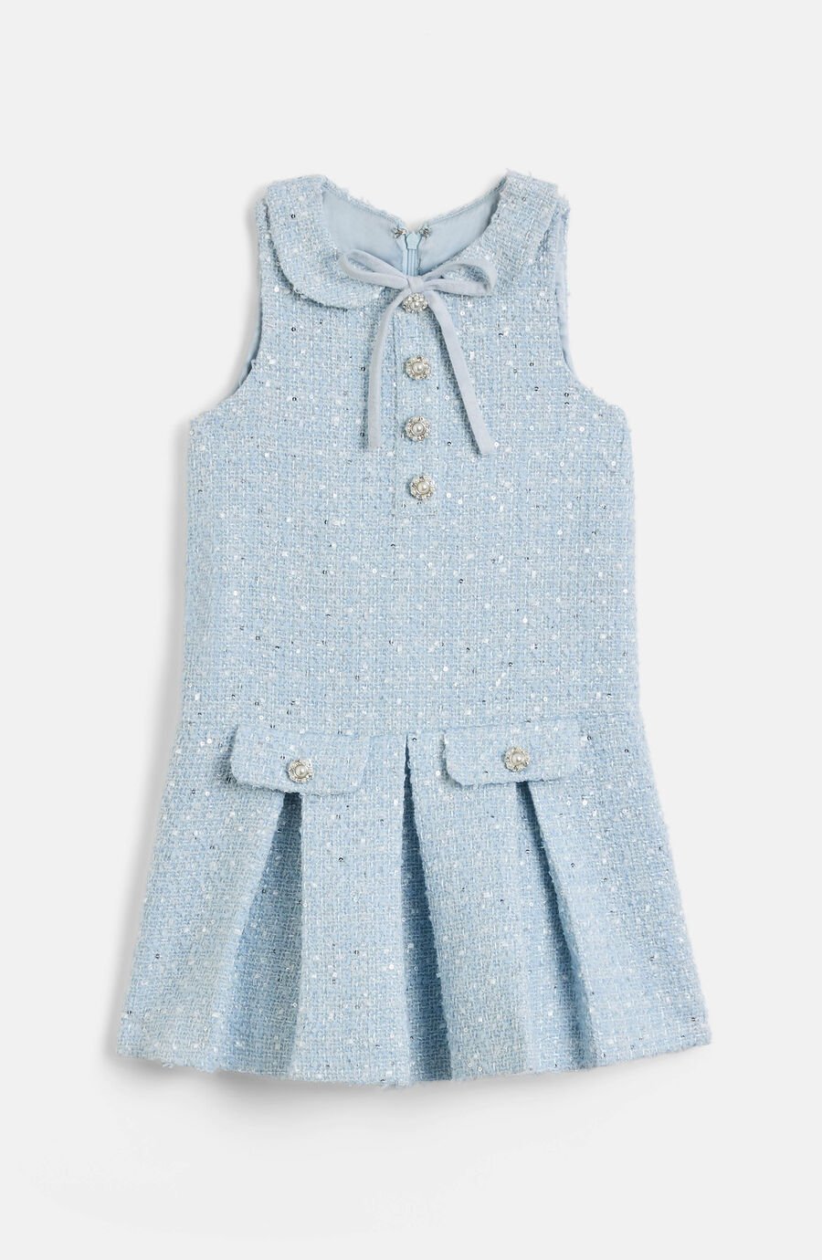 Girls Enes Boucle Mini Dress