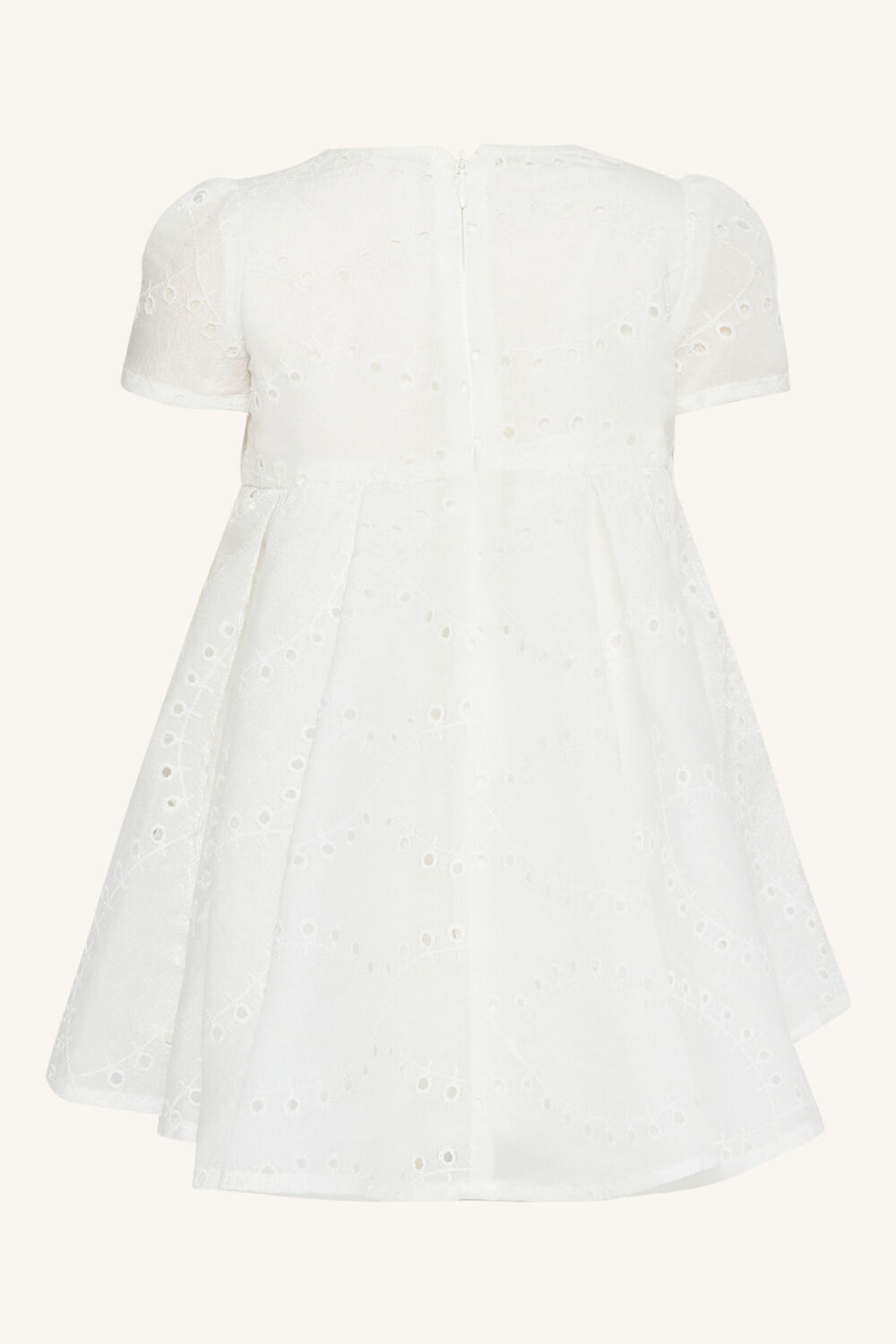 baby girl rue mini dress in colour CLOUD DANCER