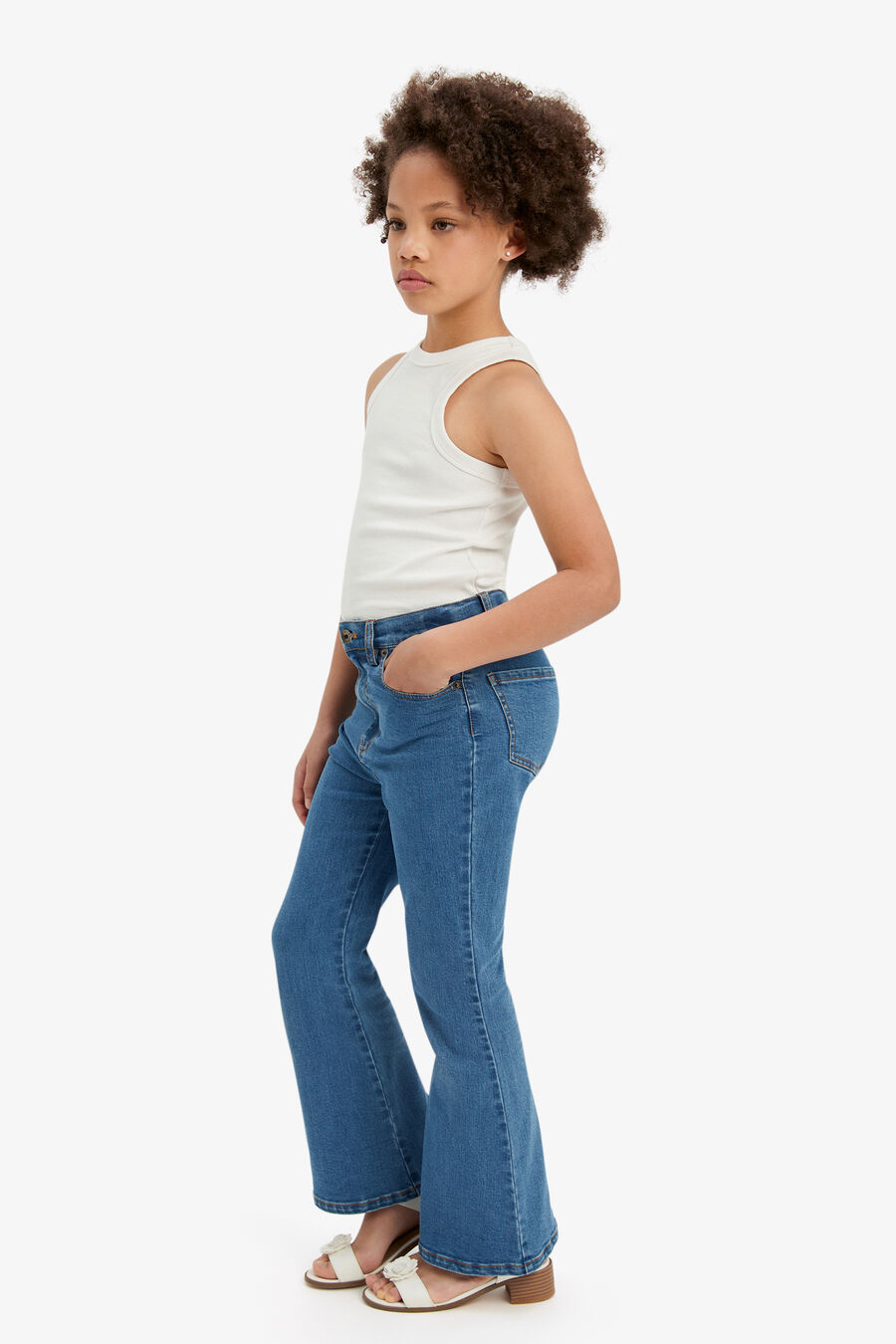 GIRLS IZZY BOOT LEG JEAN