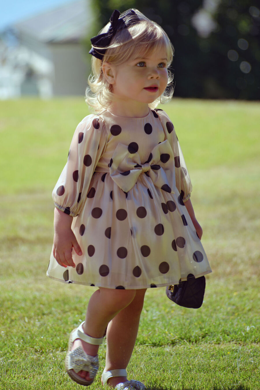 Baby Wednesday Organza Spot Dress
