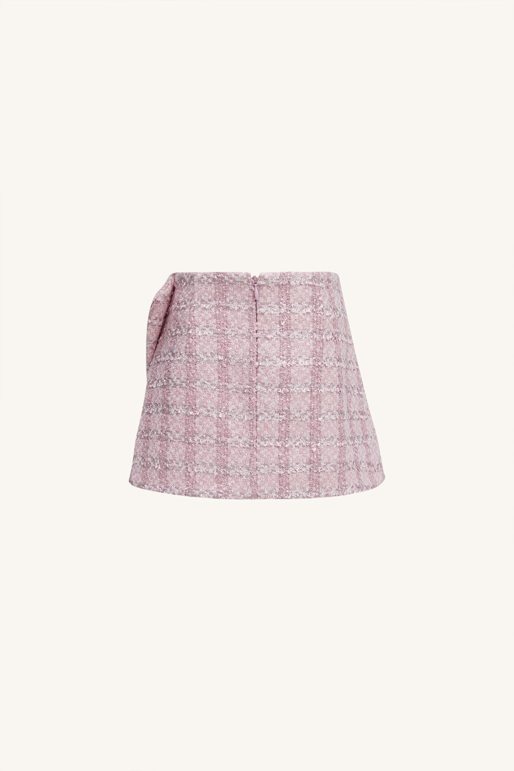 GIRLS BRITTANY BOUCLE BOW SKIRT in colour SACHET PINK
