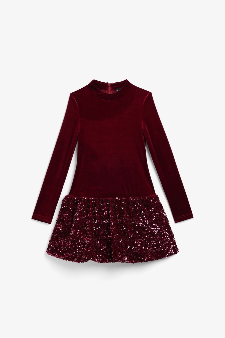 Girls Andi Velour Bubble Dress