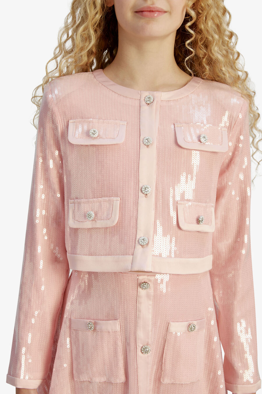 Girls Noah Sequin Jacket