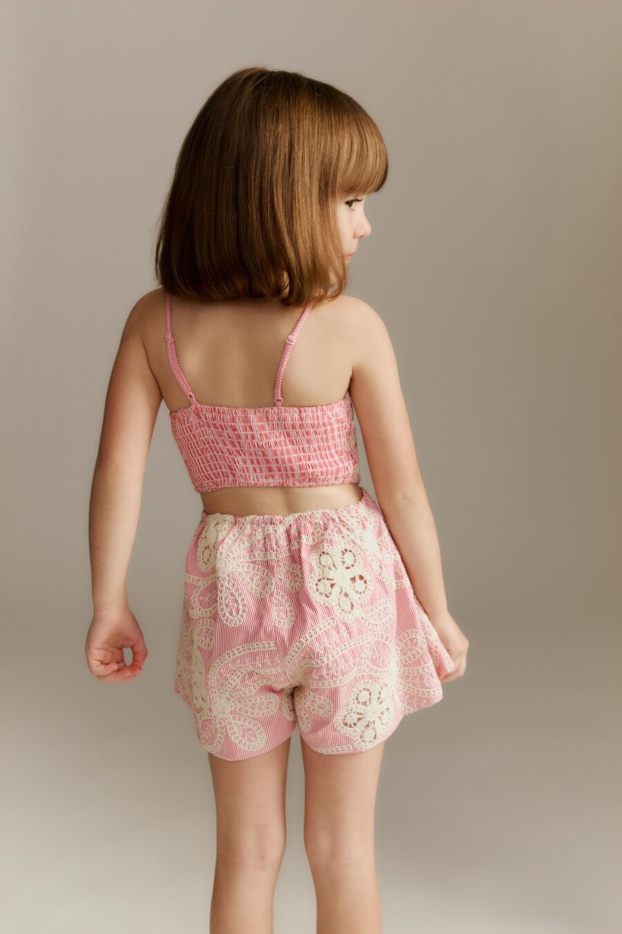 Girls Vieda Bow Front Playsuit