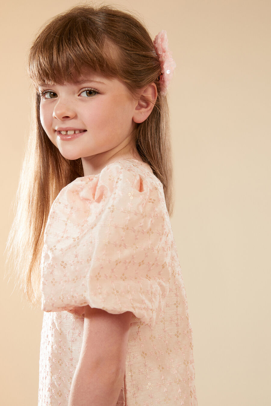 Girls Sparkle Bow Clip