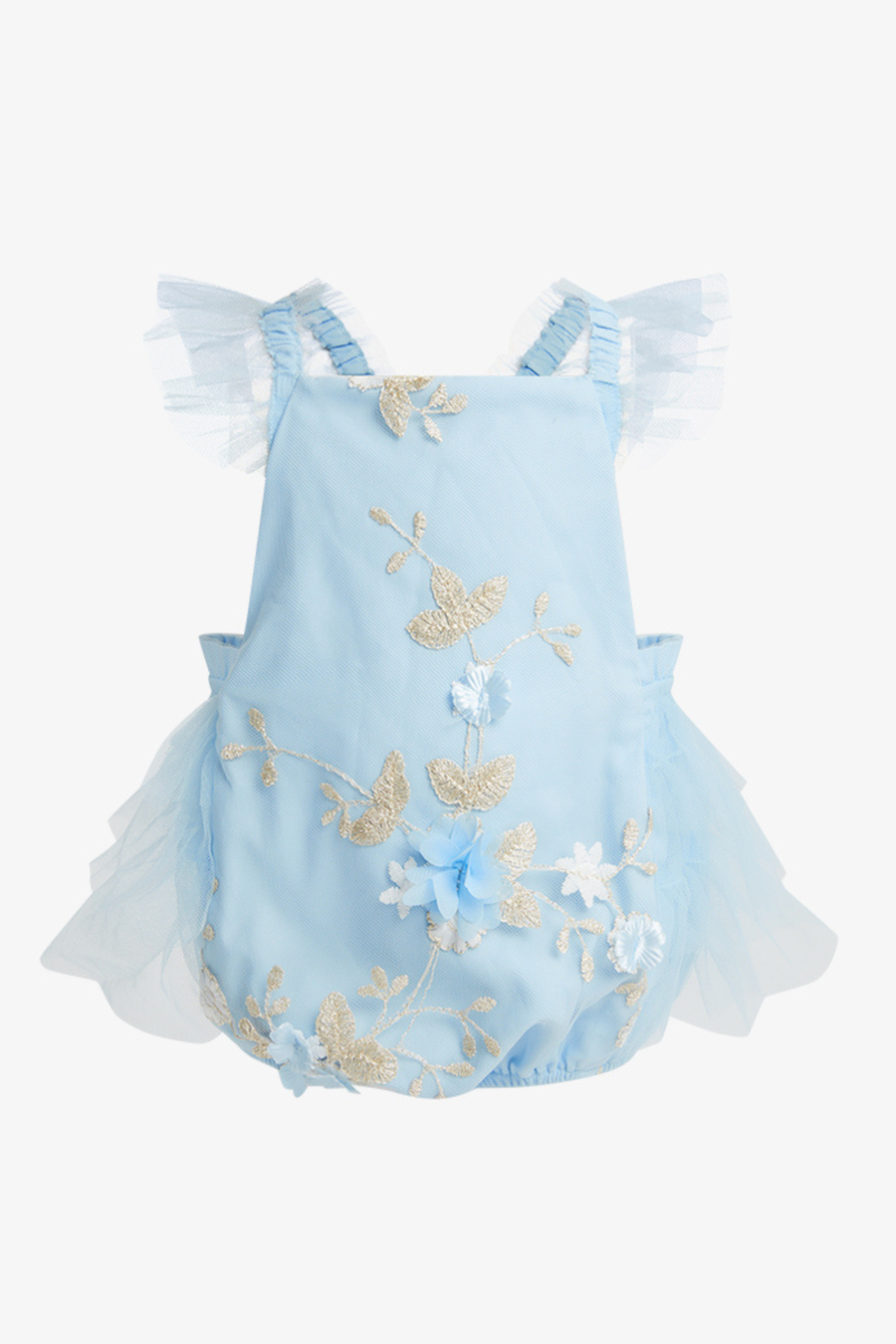 BRONTE FLORAL TULLE GROW in colour FROST