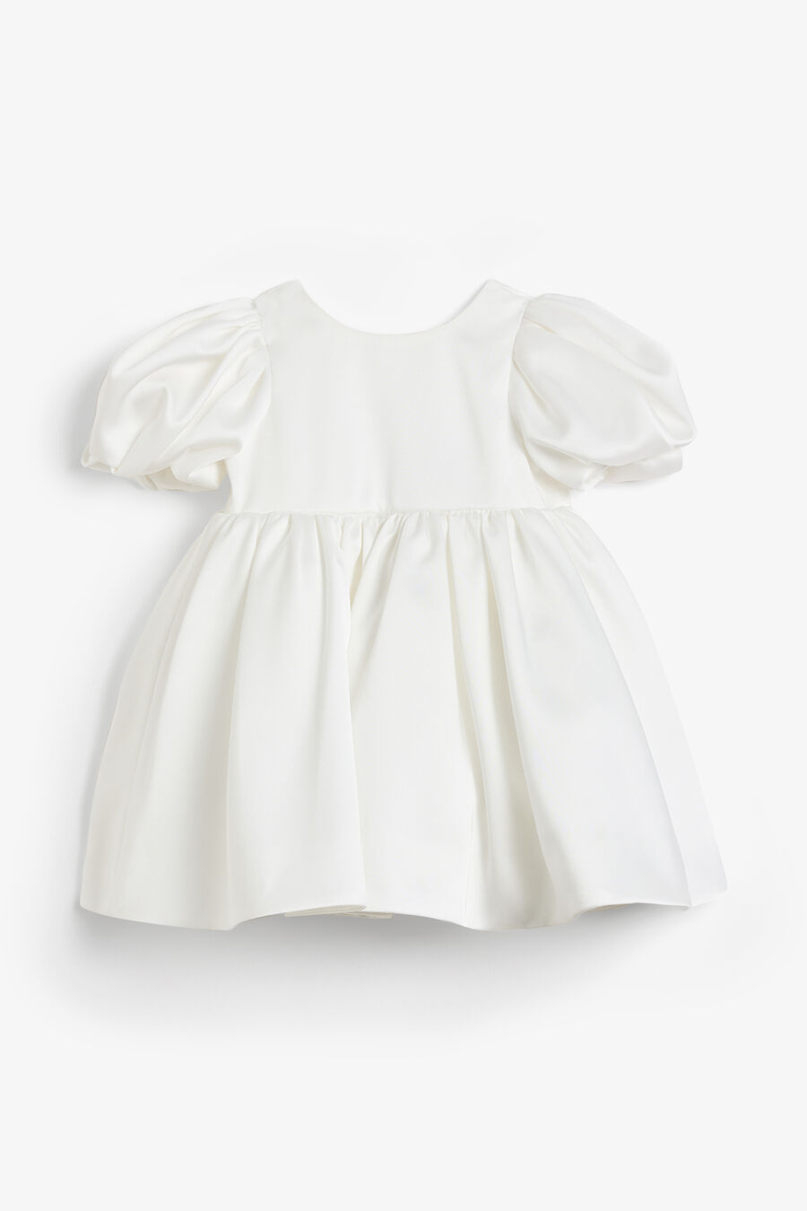 TAYLIN SATIN DRESS in colour Orchid White