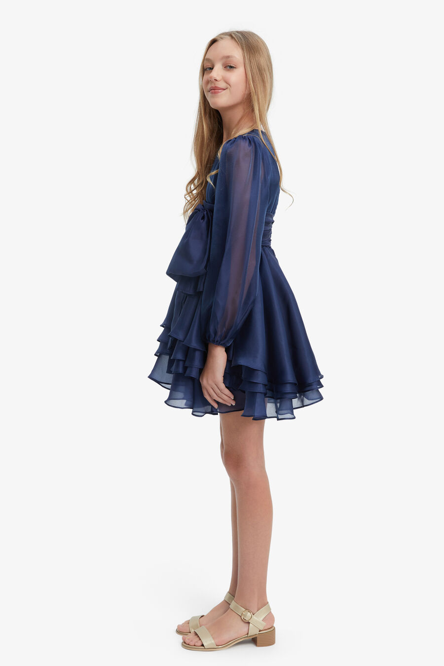 Girls Enya Organza Mini Dress