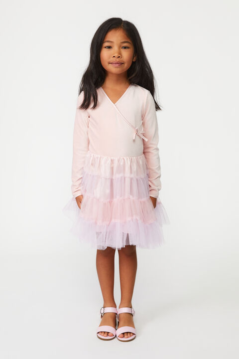 Girls MIA TUTU DRESS in colour PINK T DYE