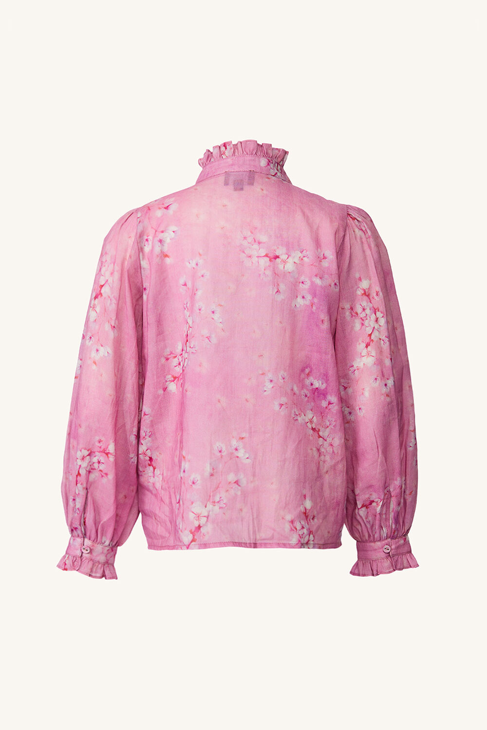 Girls MATILDA FLORAL BLOUSE in colour PEACH WHIP