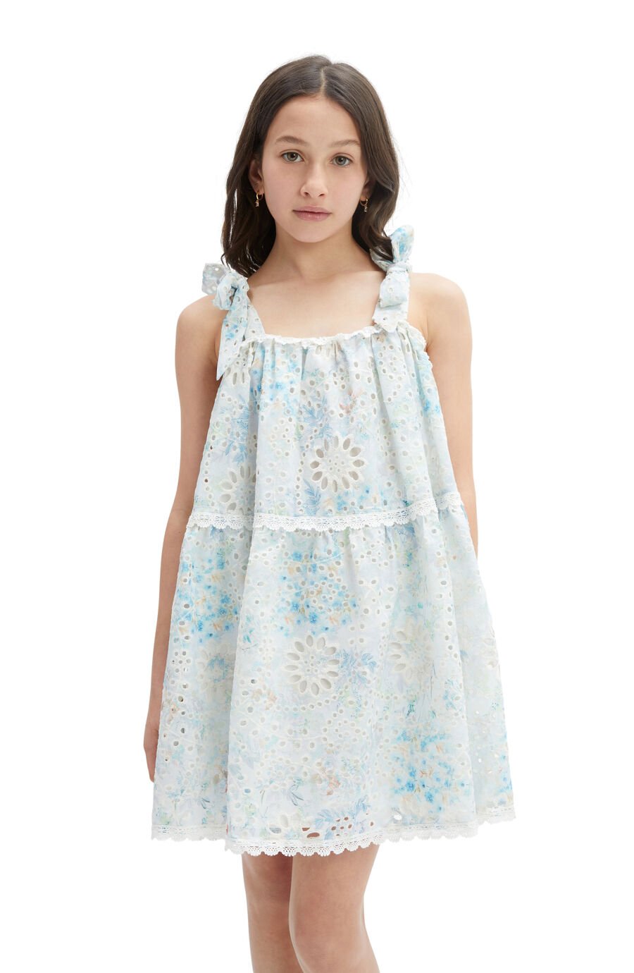 Girls Sylvie Broderie Mini Dress