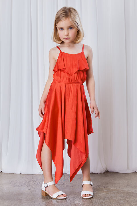 ADDY HANKY DRESS in colour FIESTA