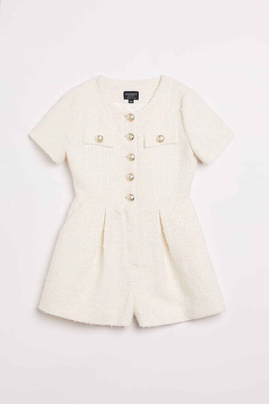 VIVIAN PLAYSUIT in colour IVORY