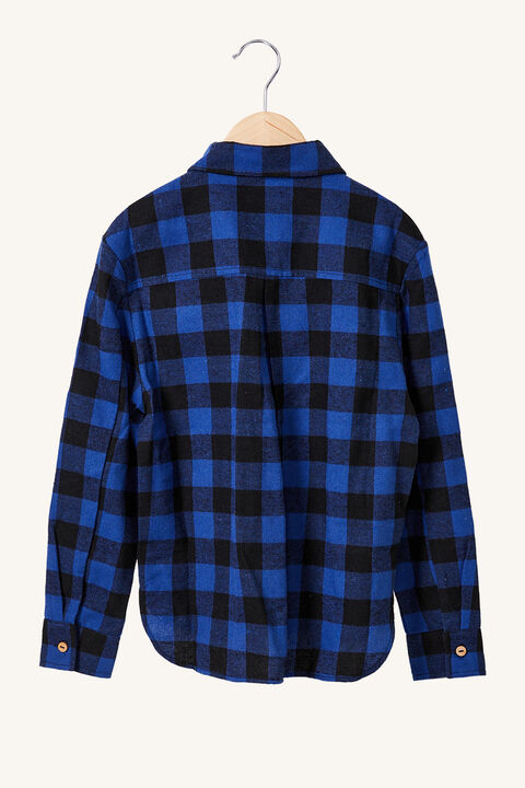 GIRLS NICOLETTE CHECK SHIRT in colour ANGEL FALLS
