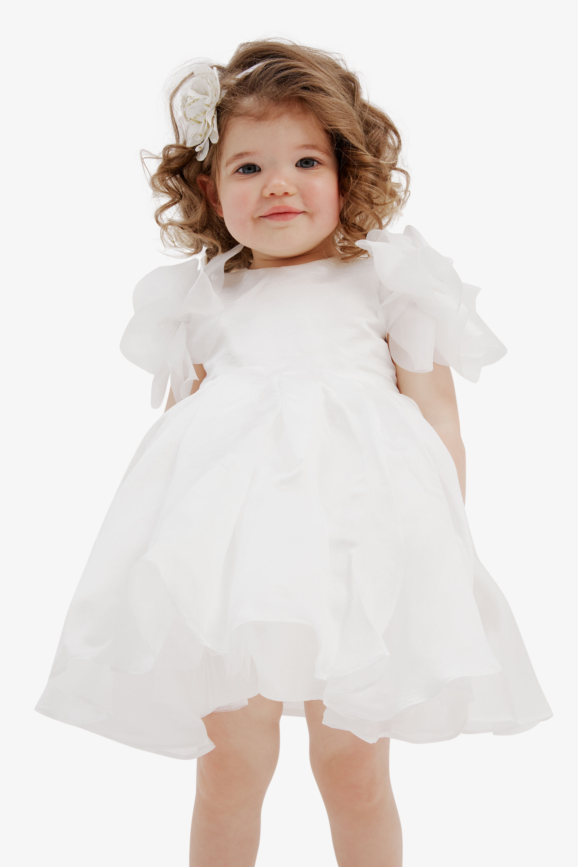 Bardot flower girl shop dress