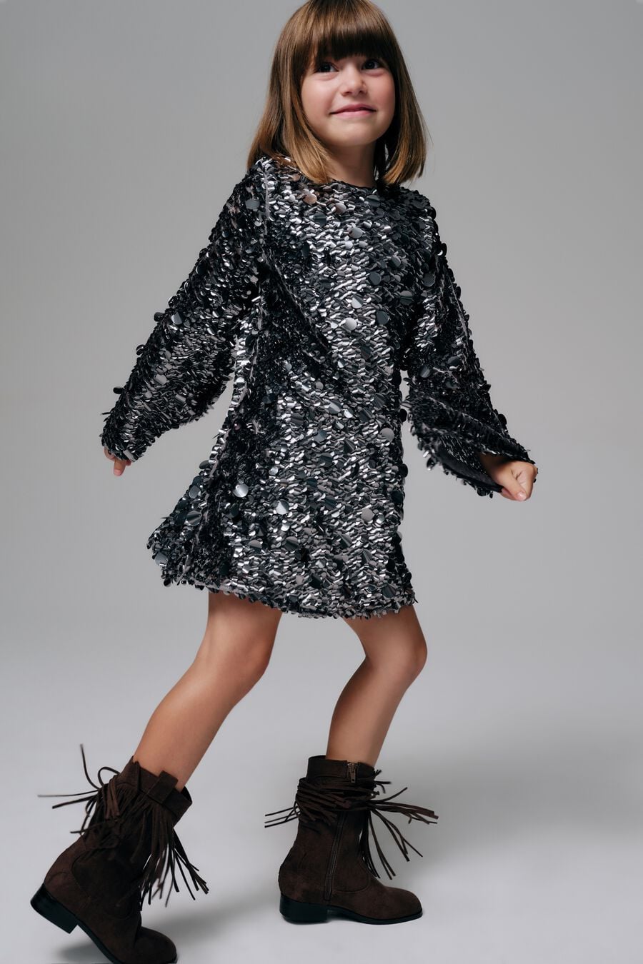 Girls Aria Sequin Dress