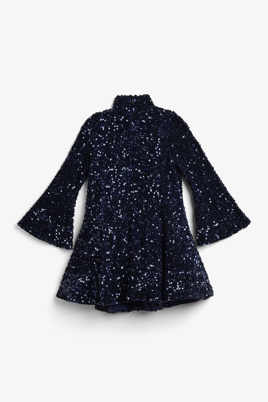 ANNIE SEQUIN MINI DRESS in colour Navy