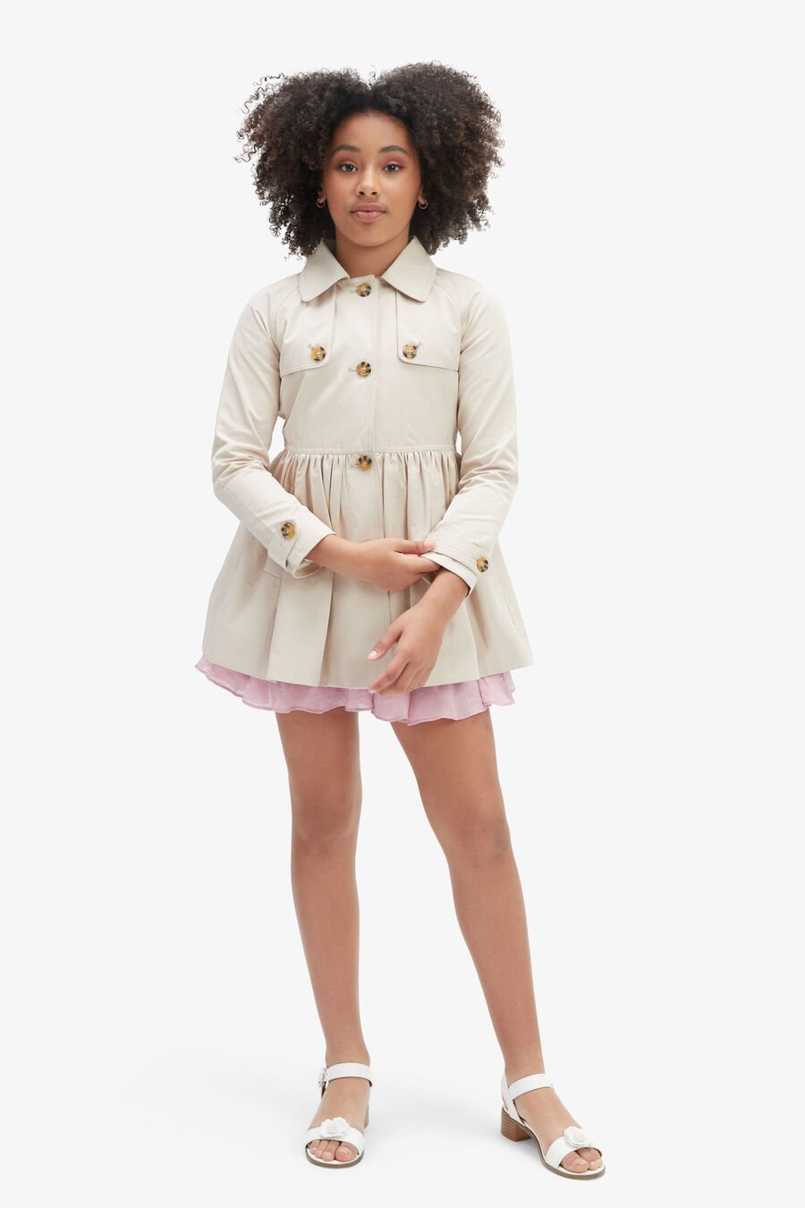 Girls Mia Classic Trench