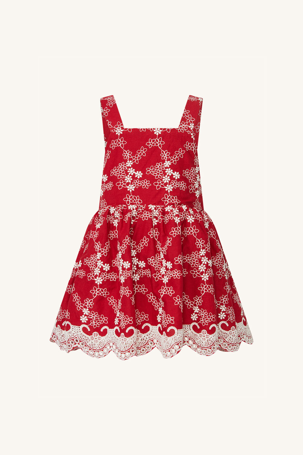 BABY GIRL LILA PINNIE GROW in colour RIBBON RED