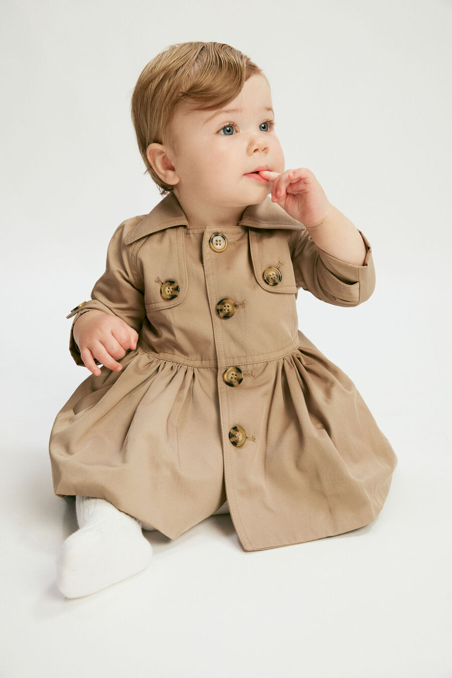 Baby Girl Mia Classic Trench