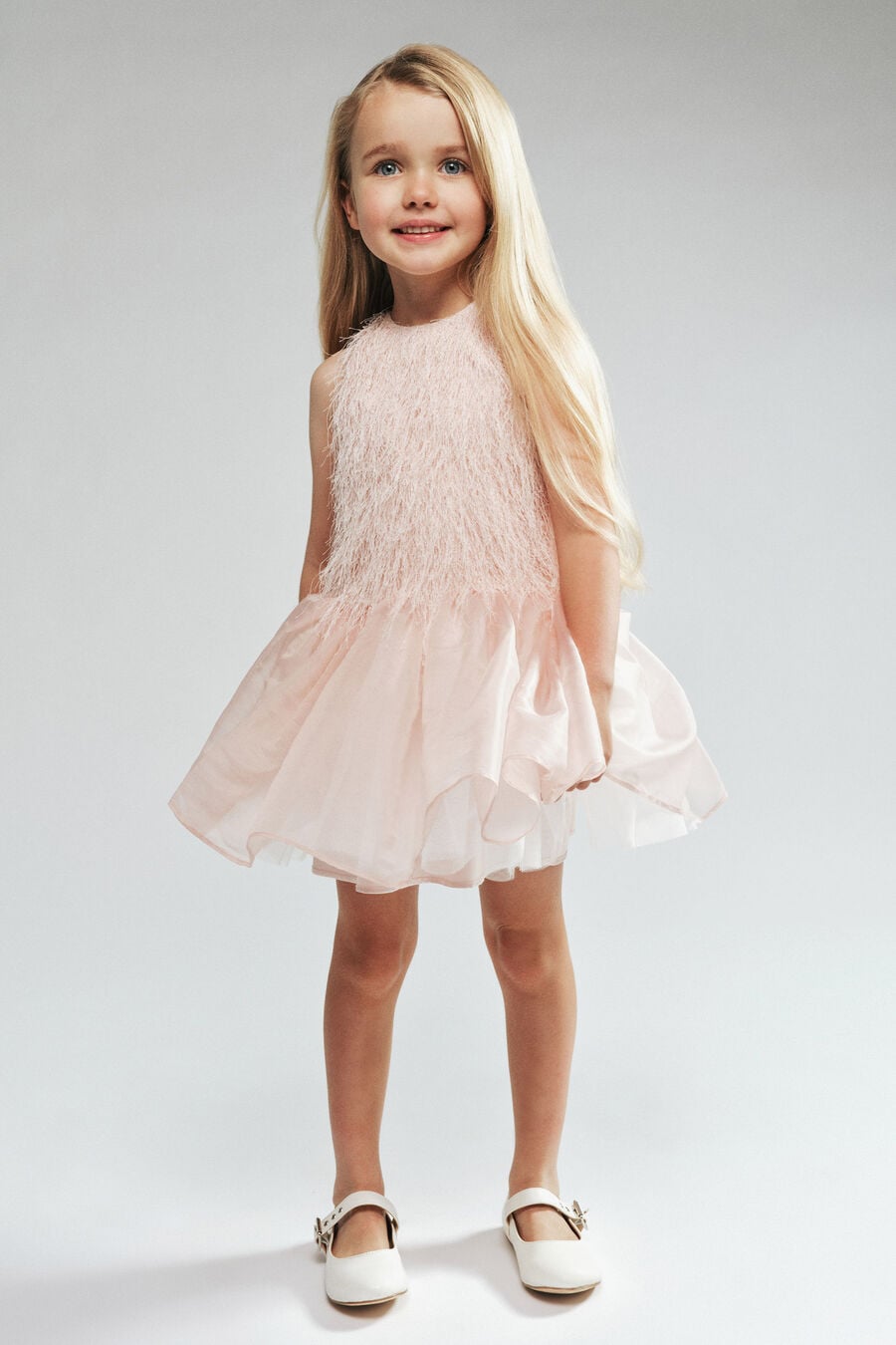 Girls Nicola Fringe Mini Dress