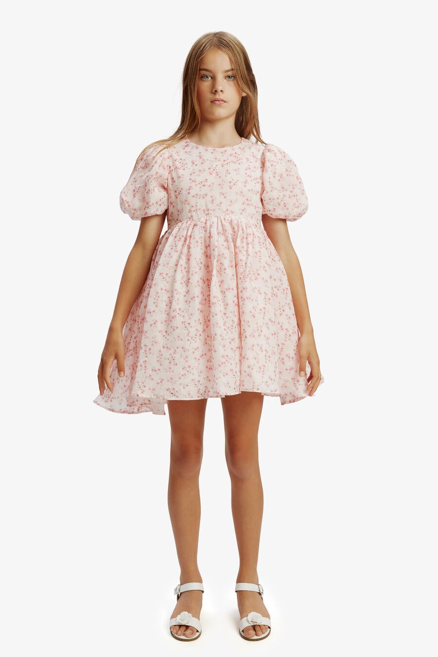 Girls Juliet Floral Mini Dress