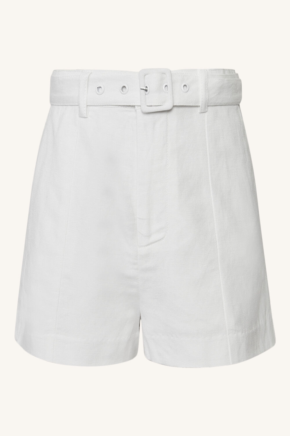 GIRLS HAILEY LINEN SHORT in colour BRIGHT WHITE