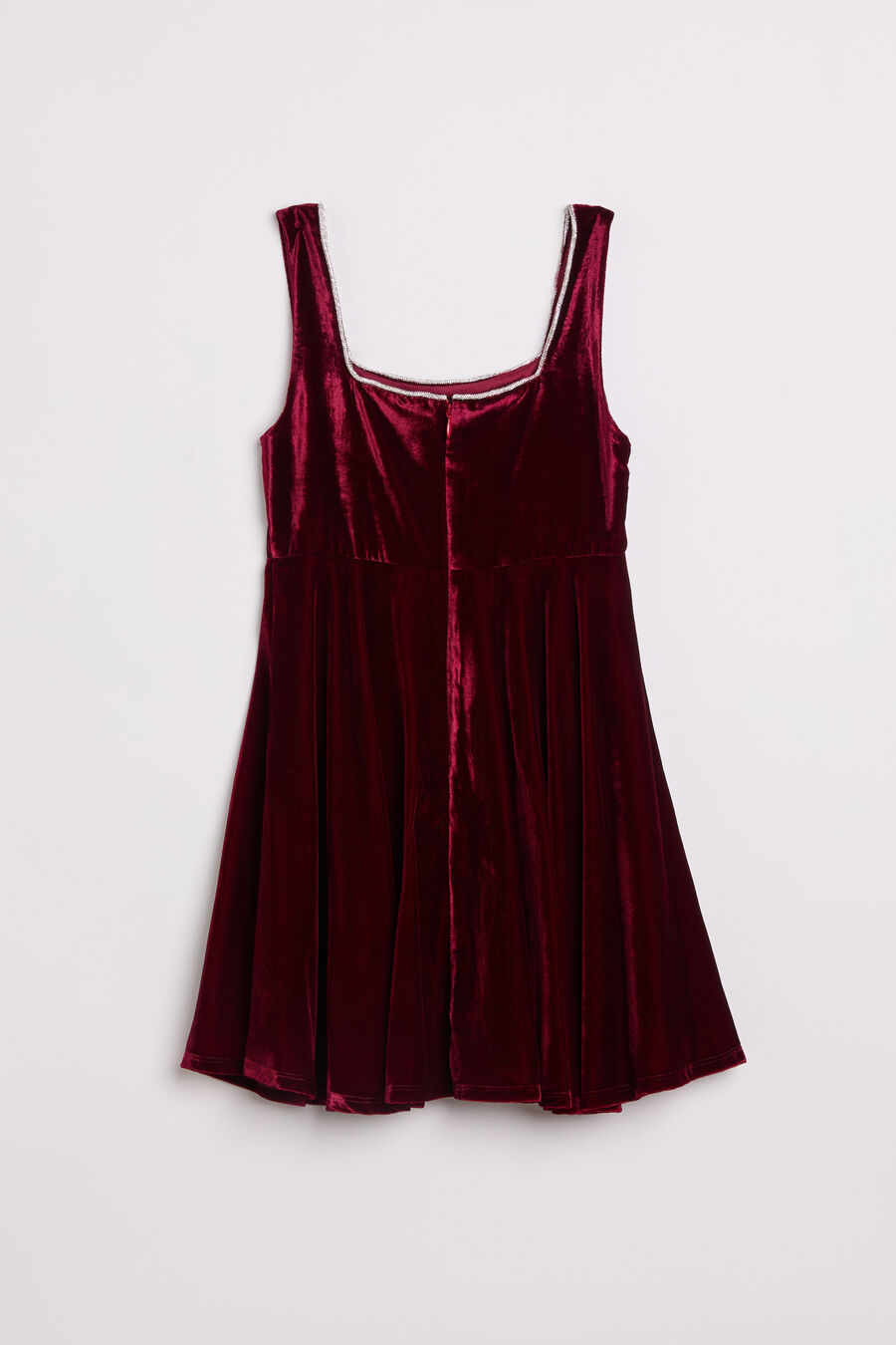 Girls Gracie Velour Mini Dress