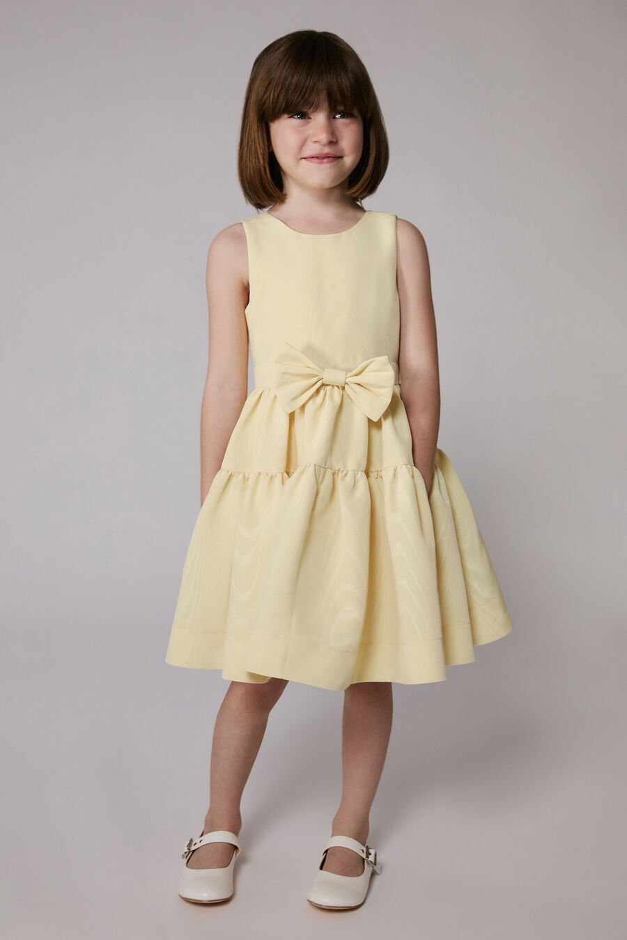 Girls Zaida Mini Bow Dress